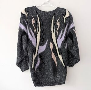 Vintage Women's Franco Valeri Sweater With Angora Wool ~ Size Large